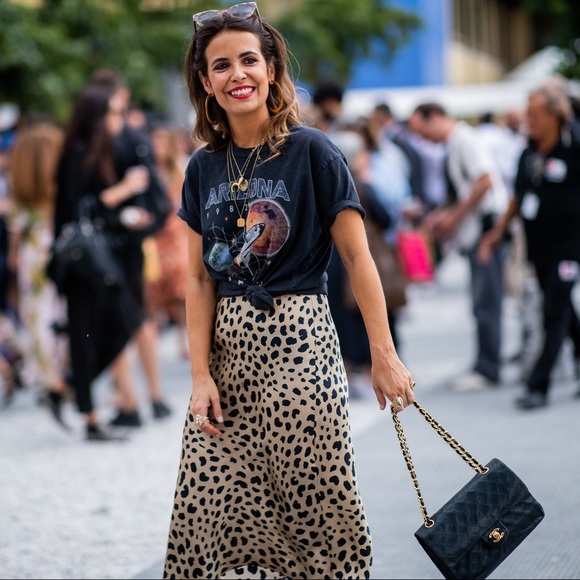 Leopard midi skirt NWT - Picture 2 of 4